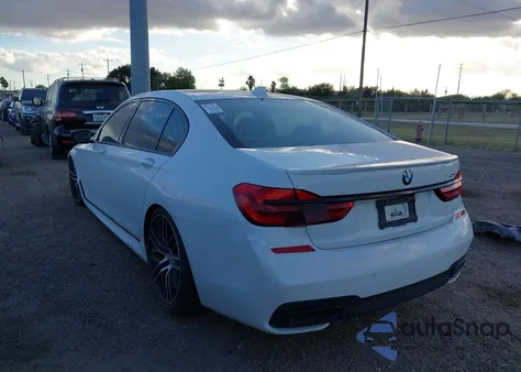 2019 BMW 740I from USA, damaged, VIN WBA7E2C5XKB217627